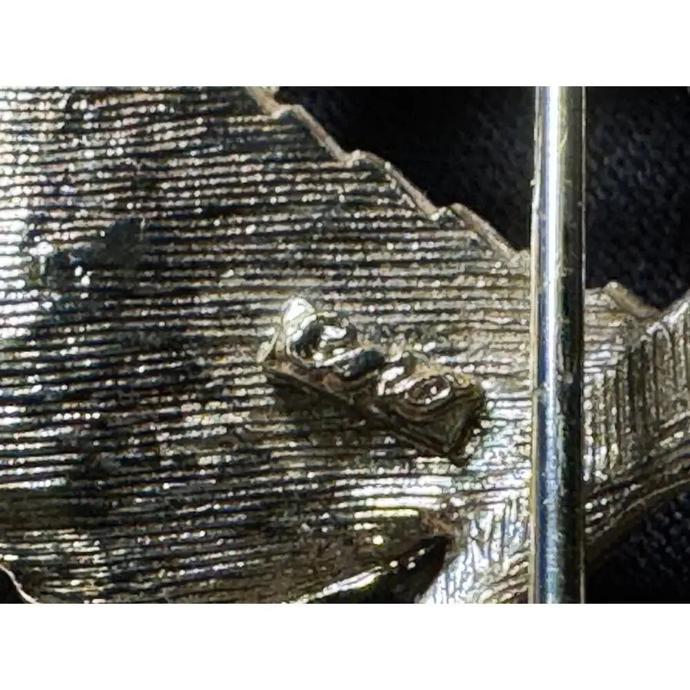 Vintage Coro Silver Tone Brooch
